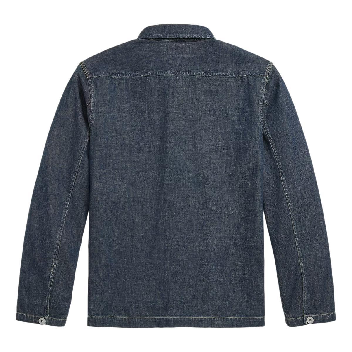 Indigo Denim Overshirt Dark Wash Product Image
