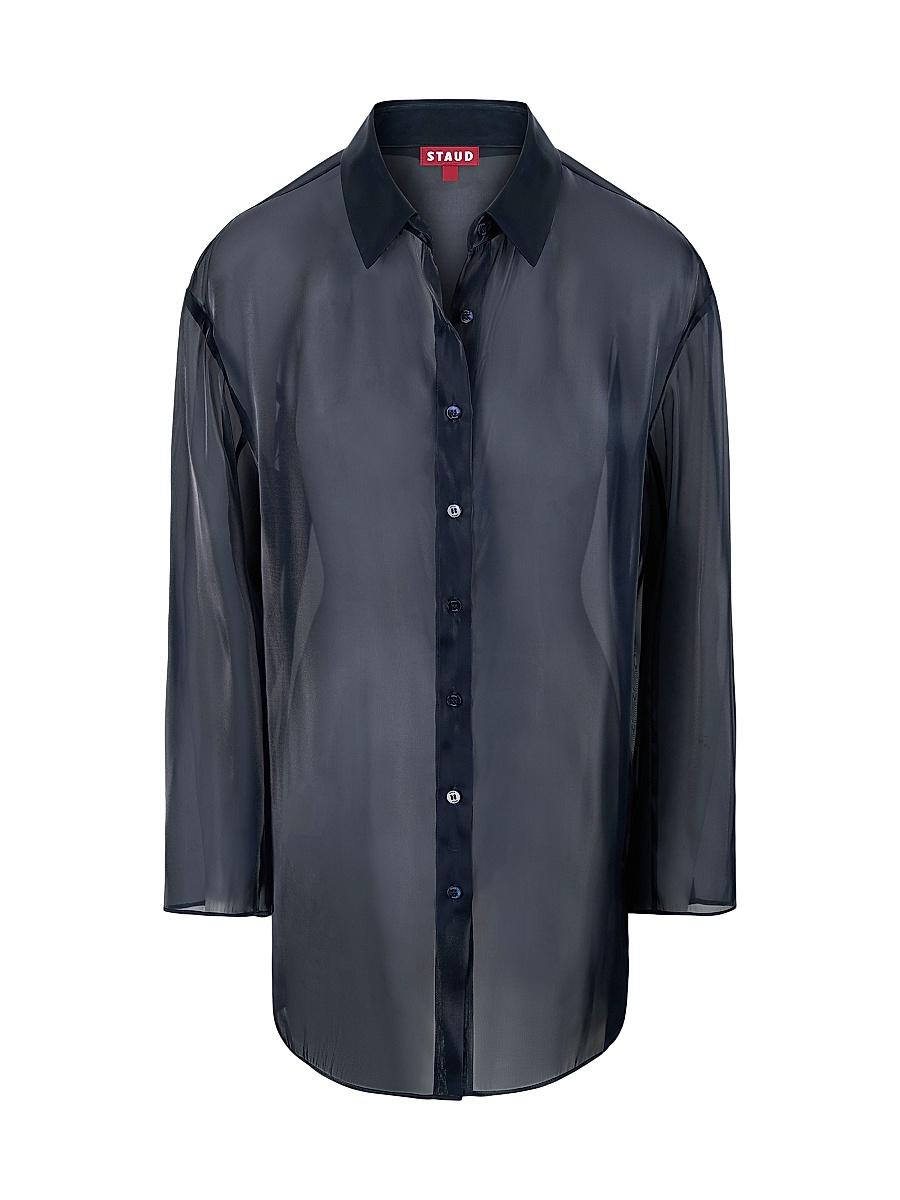 Womens Allen Sheer Oversized Shirt Product Image