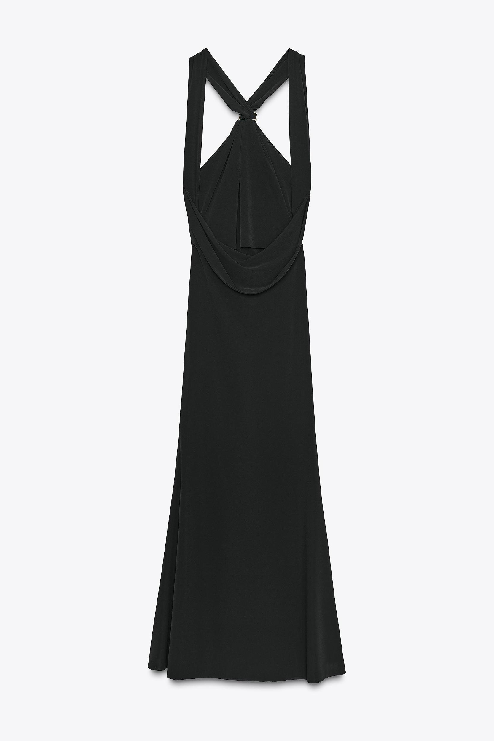 FITTED WRAP DRESS Product Image