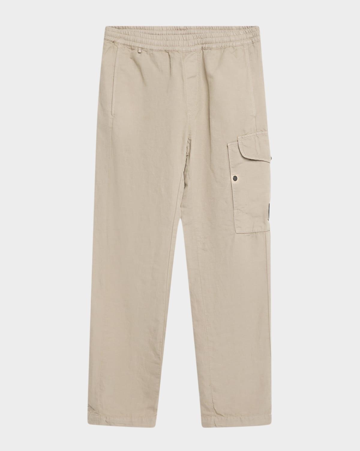 Men's Cotton-Linen Cargo Pants Product Image
