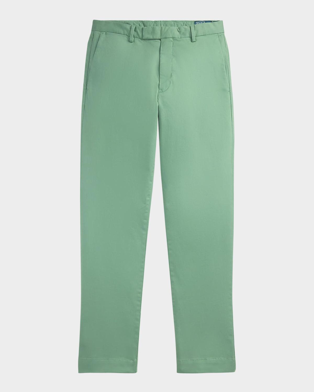 Mens Jarrett Stretch-Slim-Fit Sateen Pants Product Image