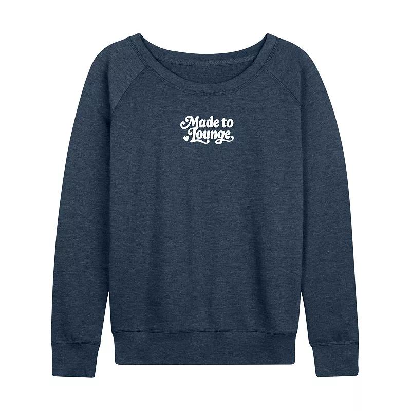 Women's Made To Lounge French Terry Long Sleeve Tee,  Product Image