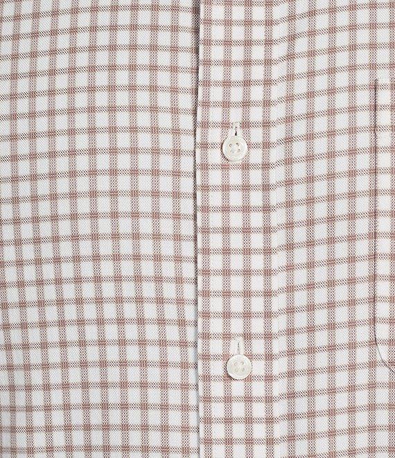 Cremieux Blue Label Washed Oxford Small Check Long Sleeve Woven Shirt Product Image