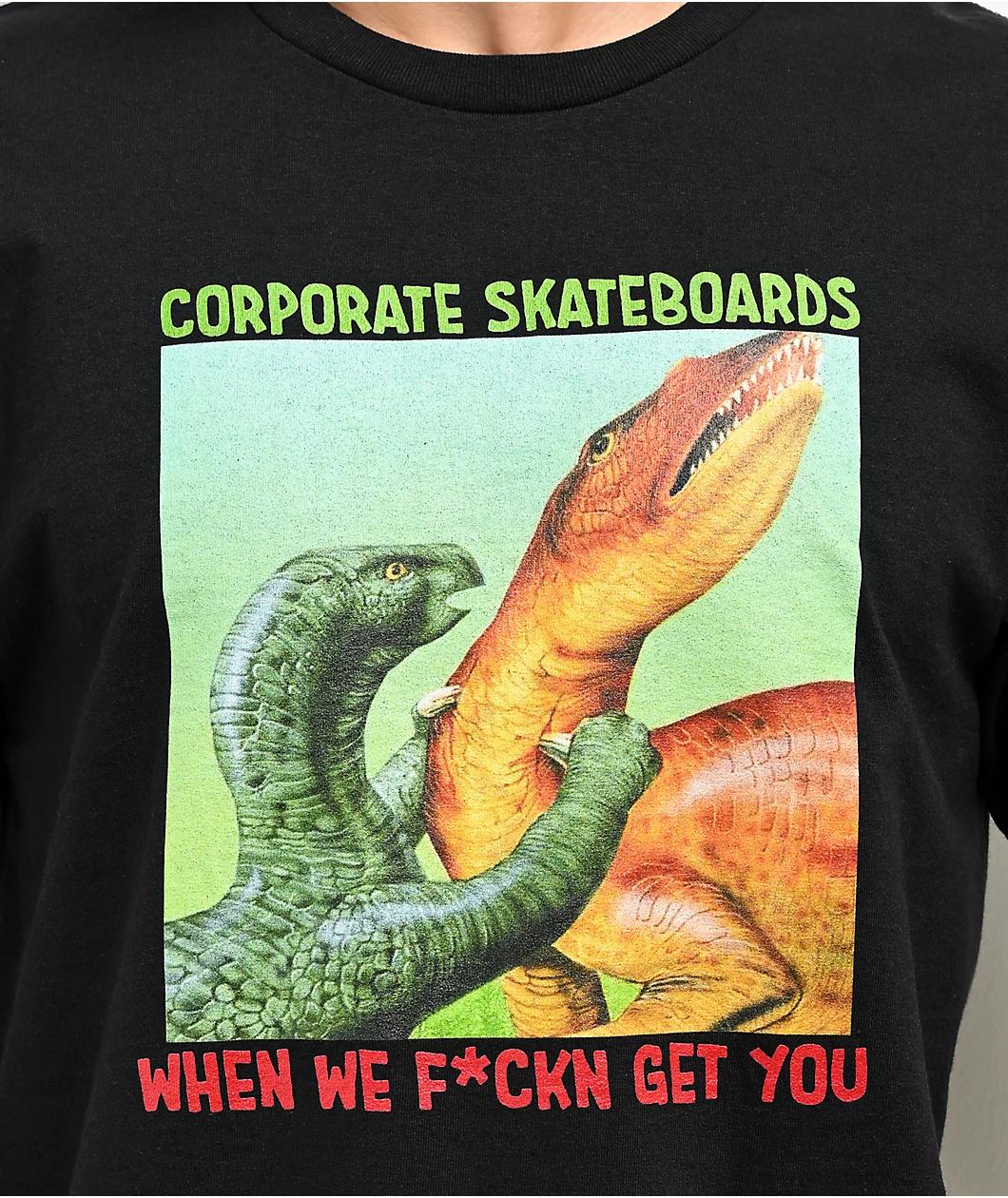 Corporate Hunter Gatherer Black T-Shirt Product Image