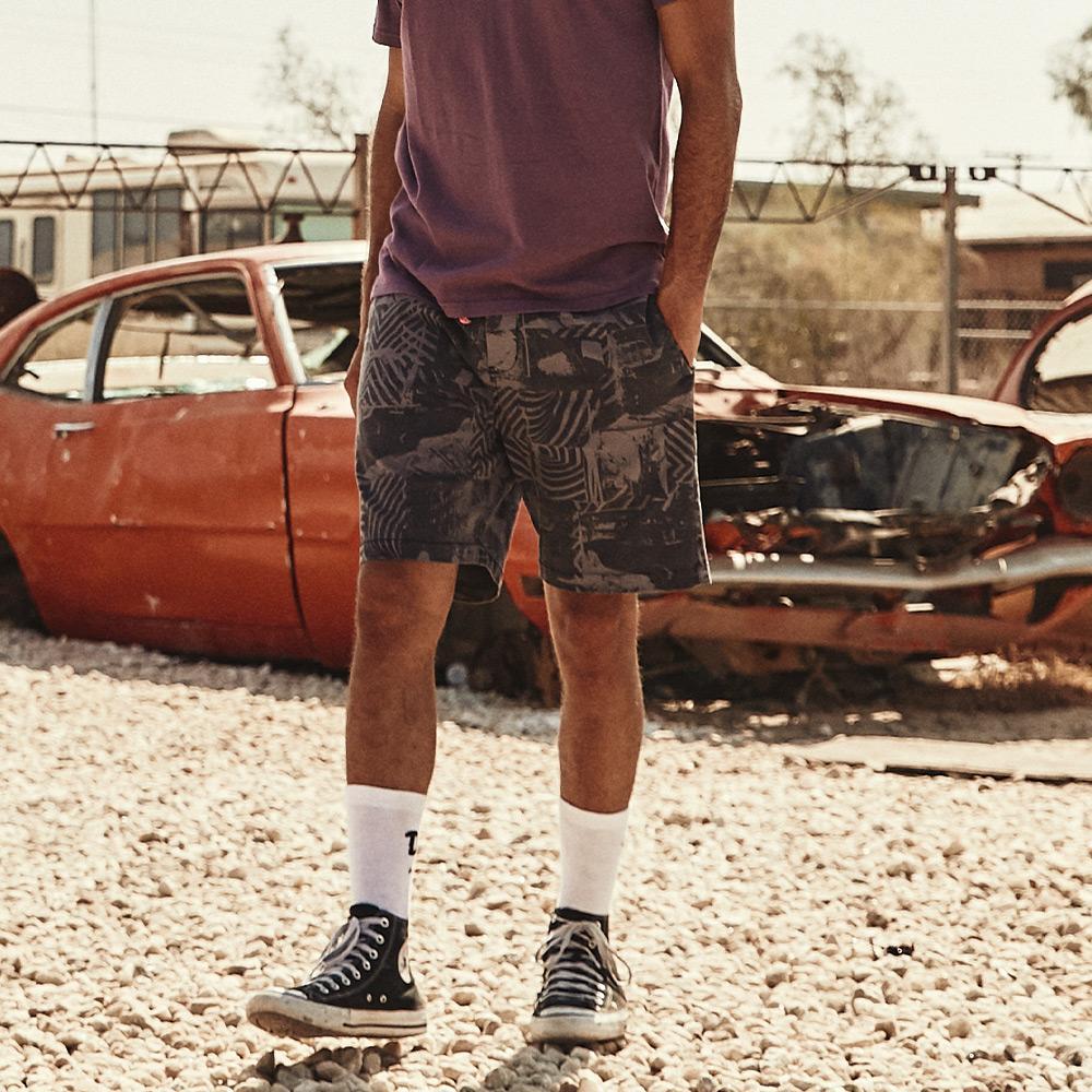 Stackwaddy Beach Short - Plum Grey Product Image