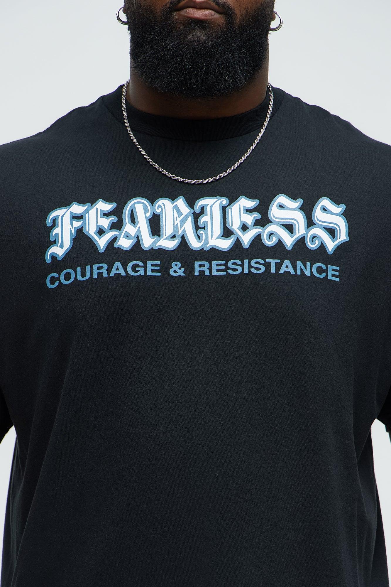 Courage And Resistance Short Sleeve Tee - Black Product Image