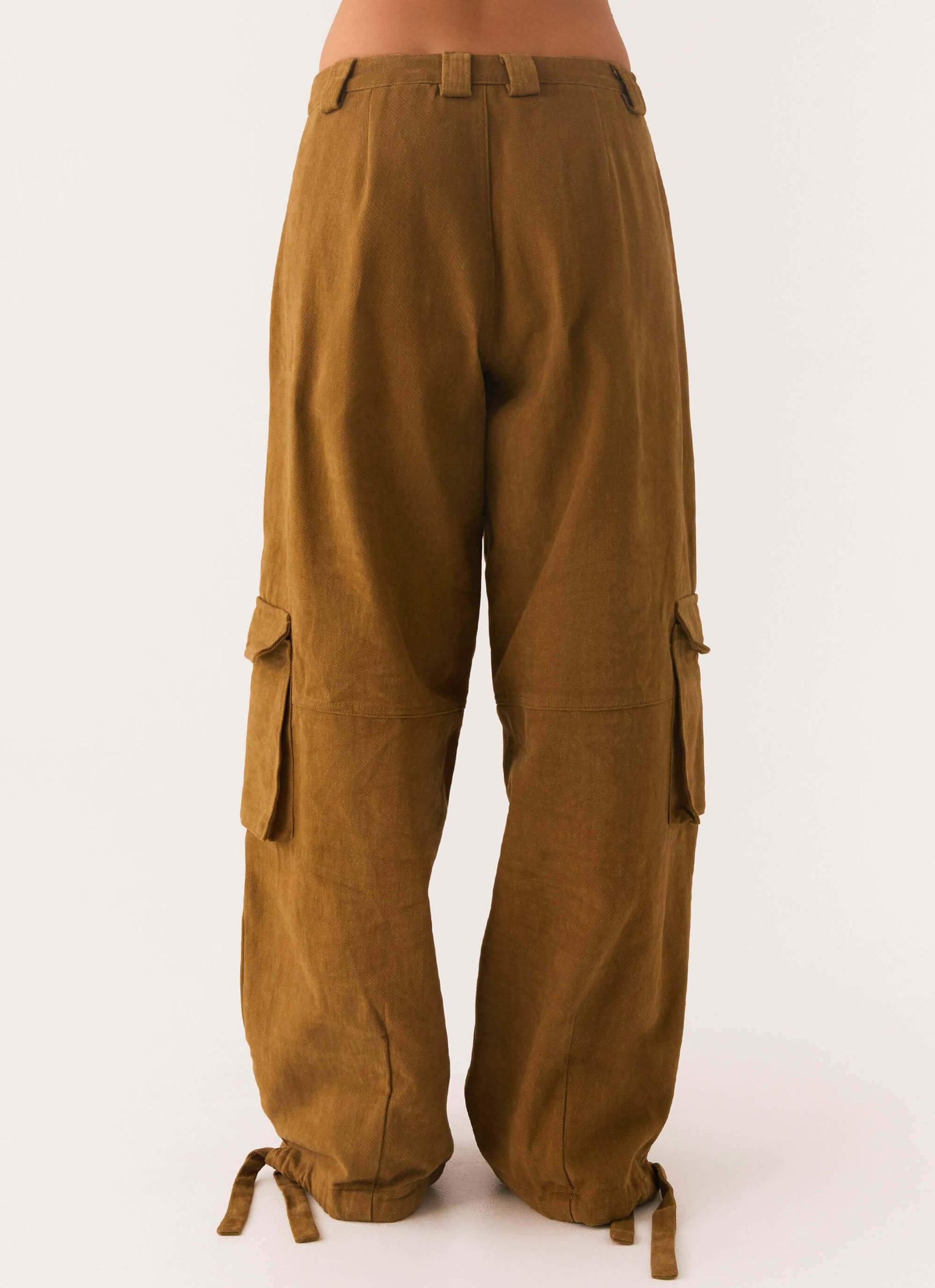 Back In Time Cargo Pant - Brown Product Image