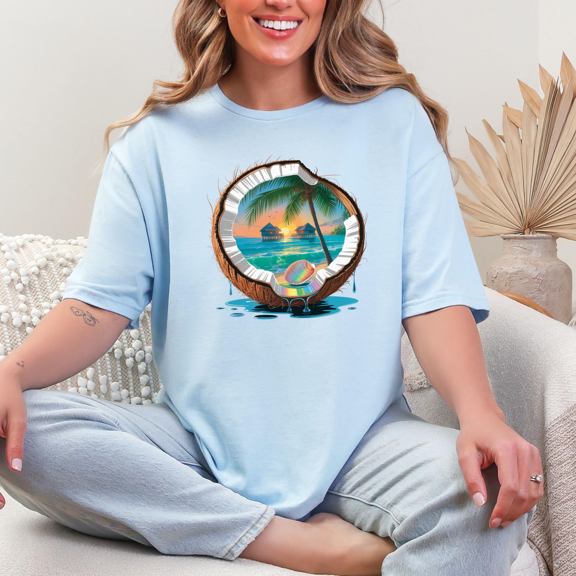 Tropical Coconut T-Shirt Product Image