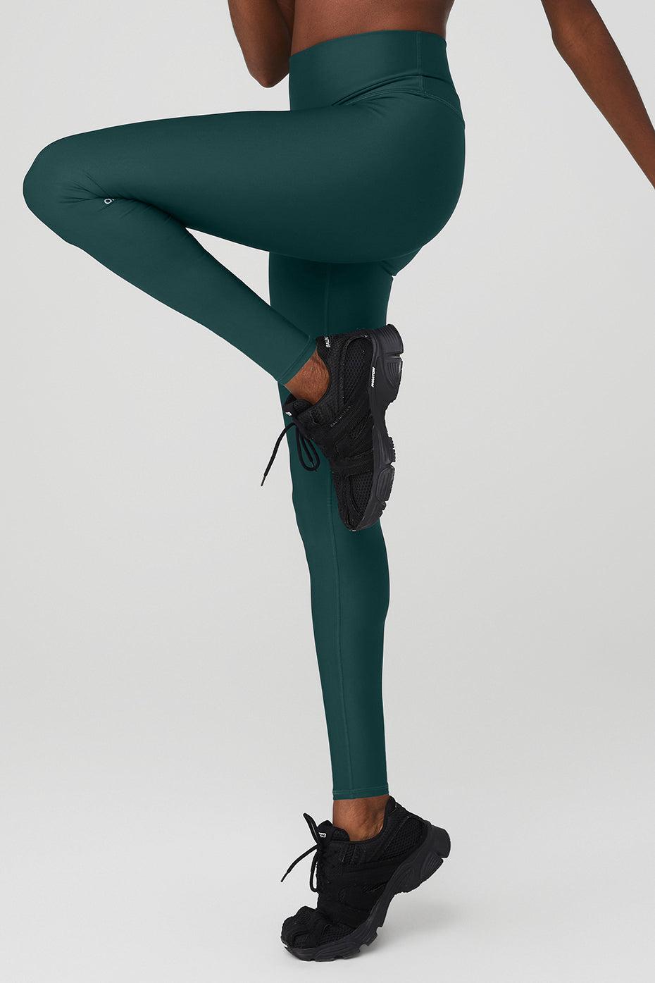 High-Waist Airlift Legging - Midnight Green Product Image