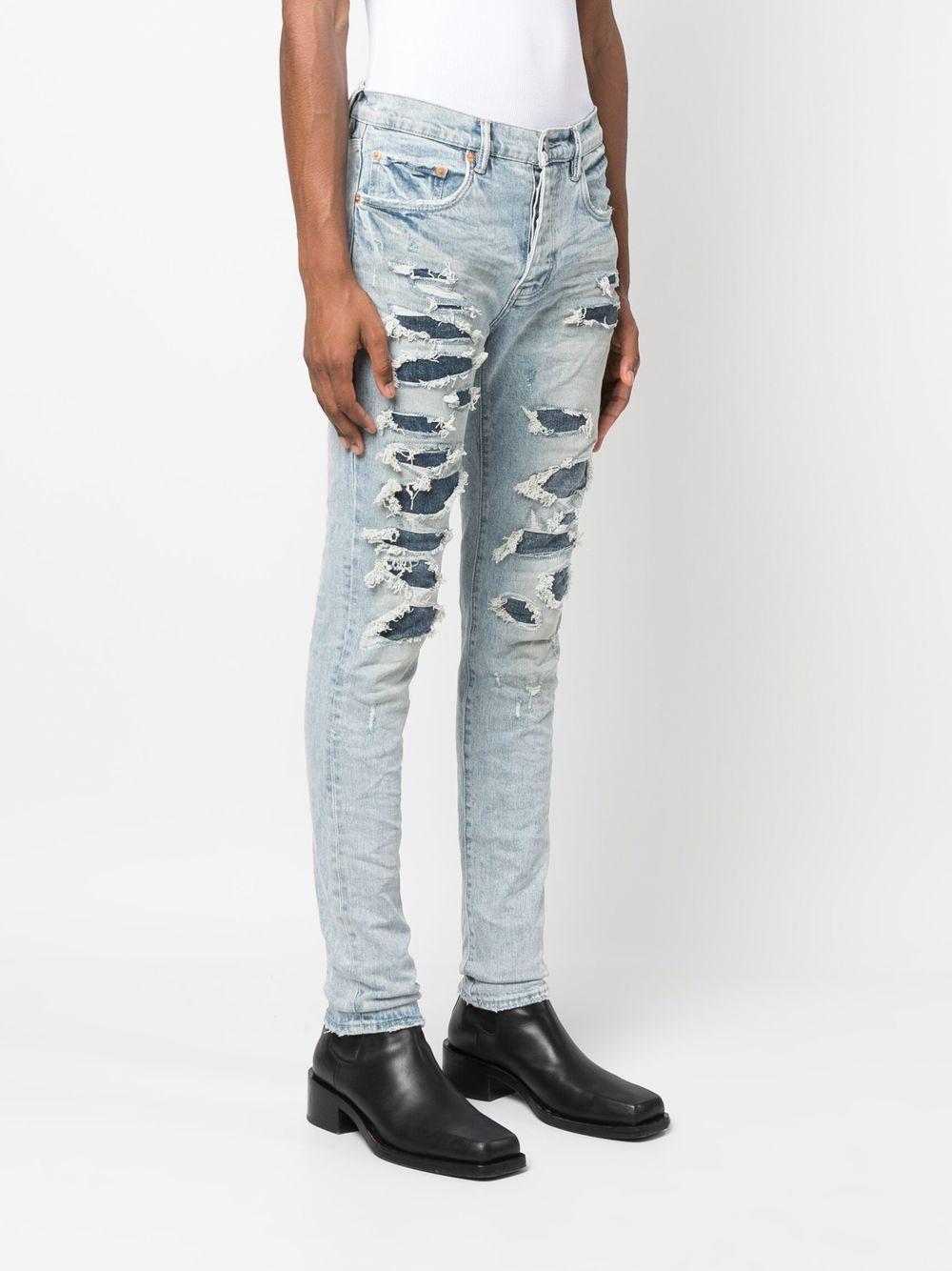 ripped slim-leg jeans Product Image