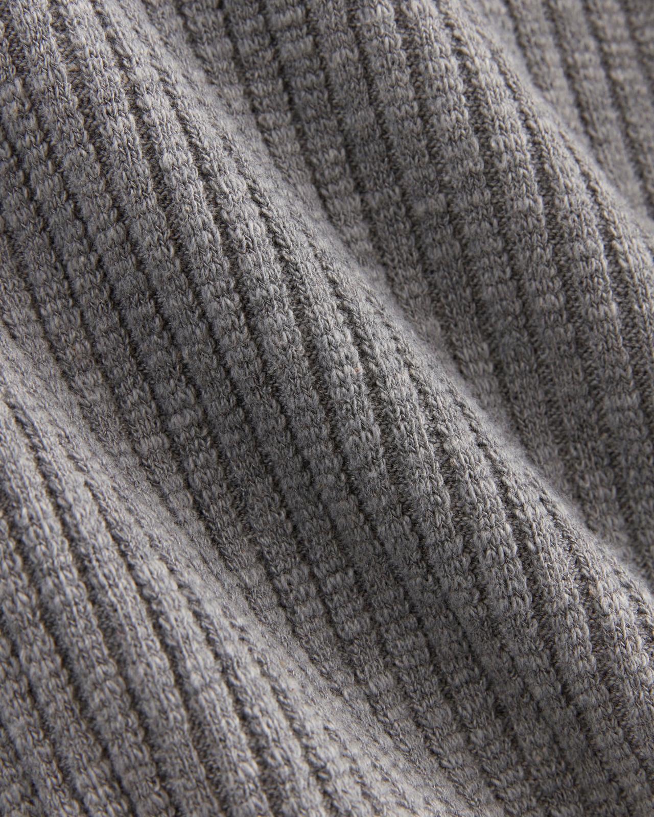 The Rib-Knit Short-Sleeve Henley Product Image