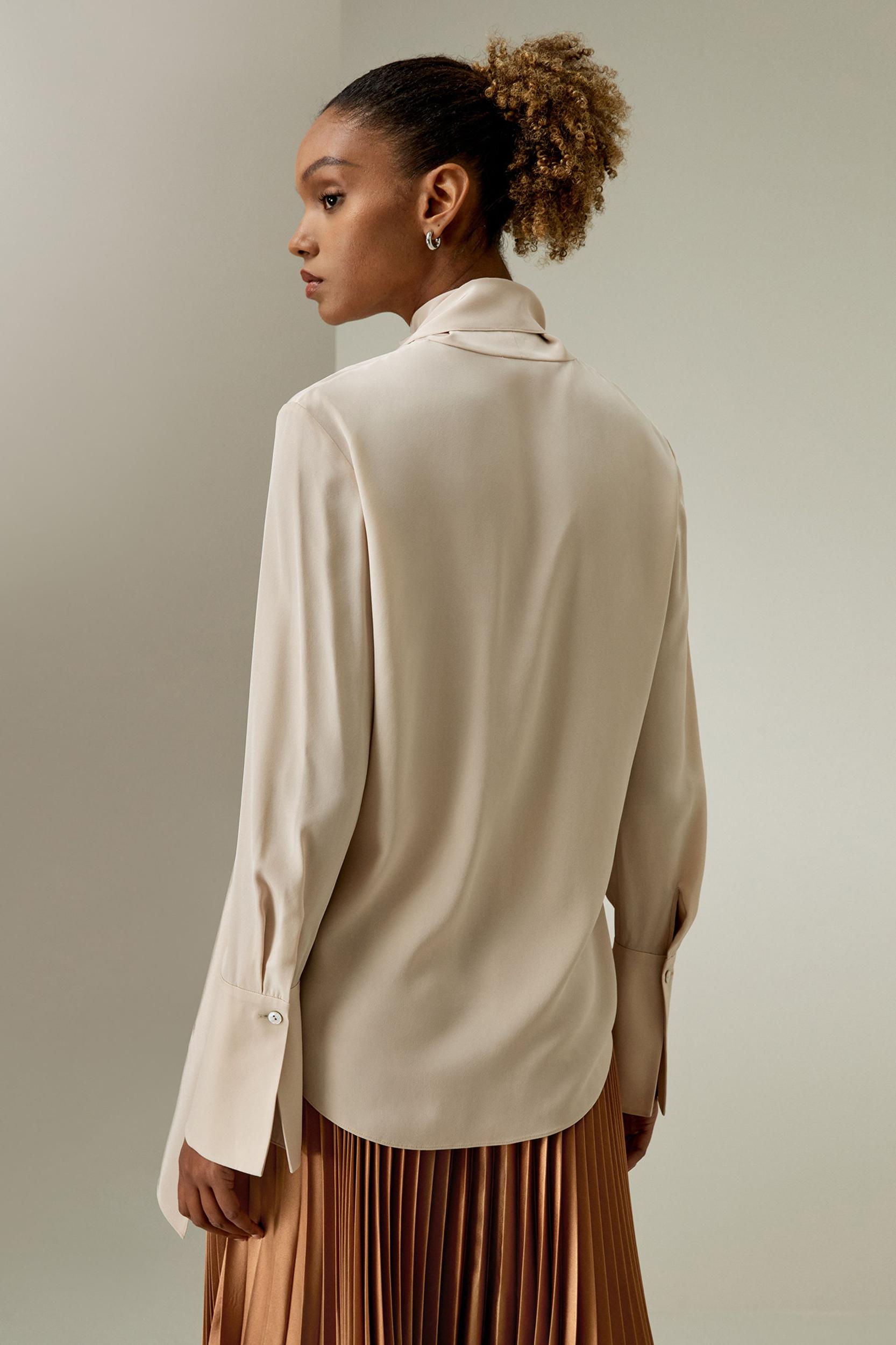Silk Statement Blouse Product Image