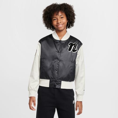 Nike Girls Nike NSW Varsity Star Jacket - Girls Grade School Product Image