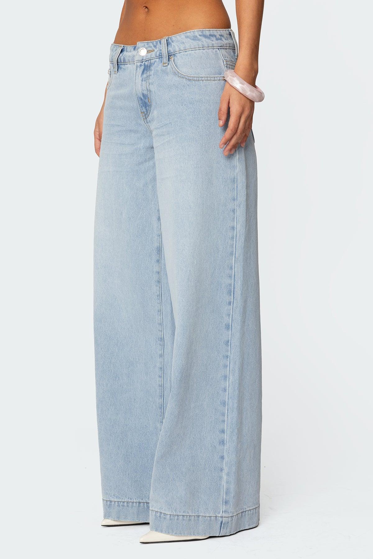 Sidonie Low Rise Baggy Jeans Product Image