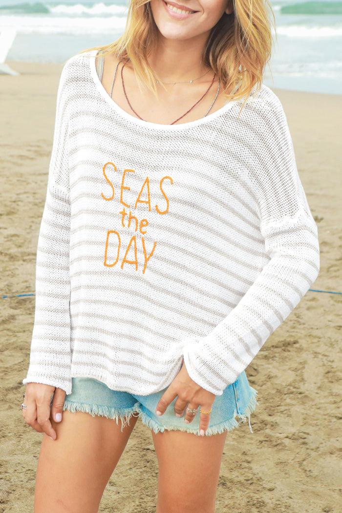 Seas The Day Cotton Crew Product Image