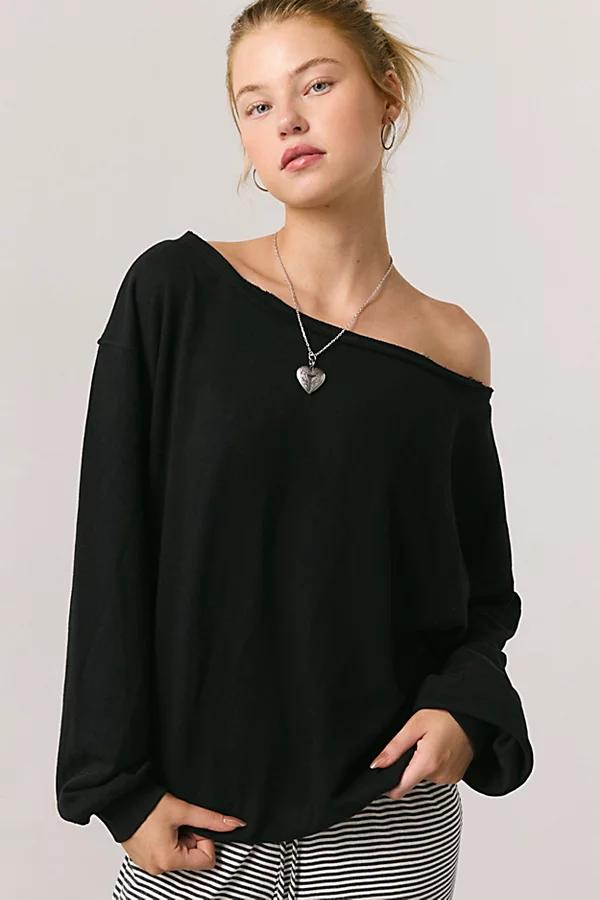 Out From Under Ariana Oversized Off-The-Shoulder Sweatshirt Womens at Urban Outfitters Product Image