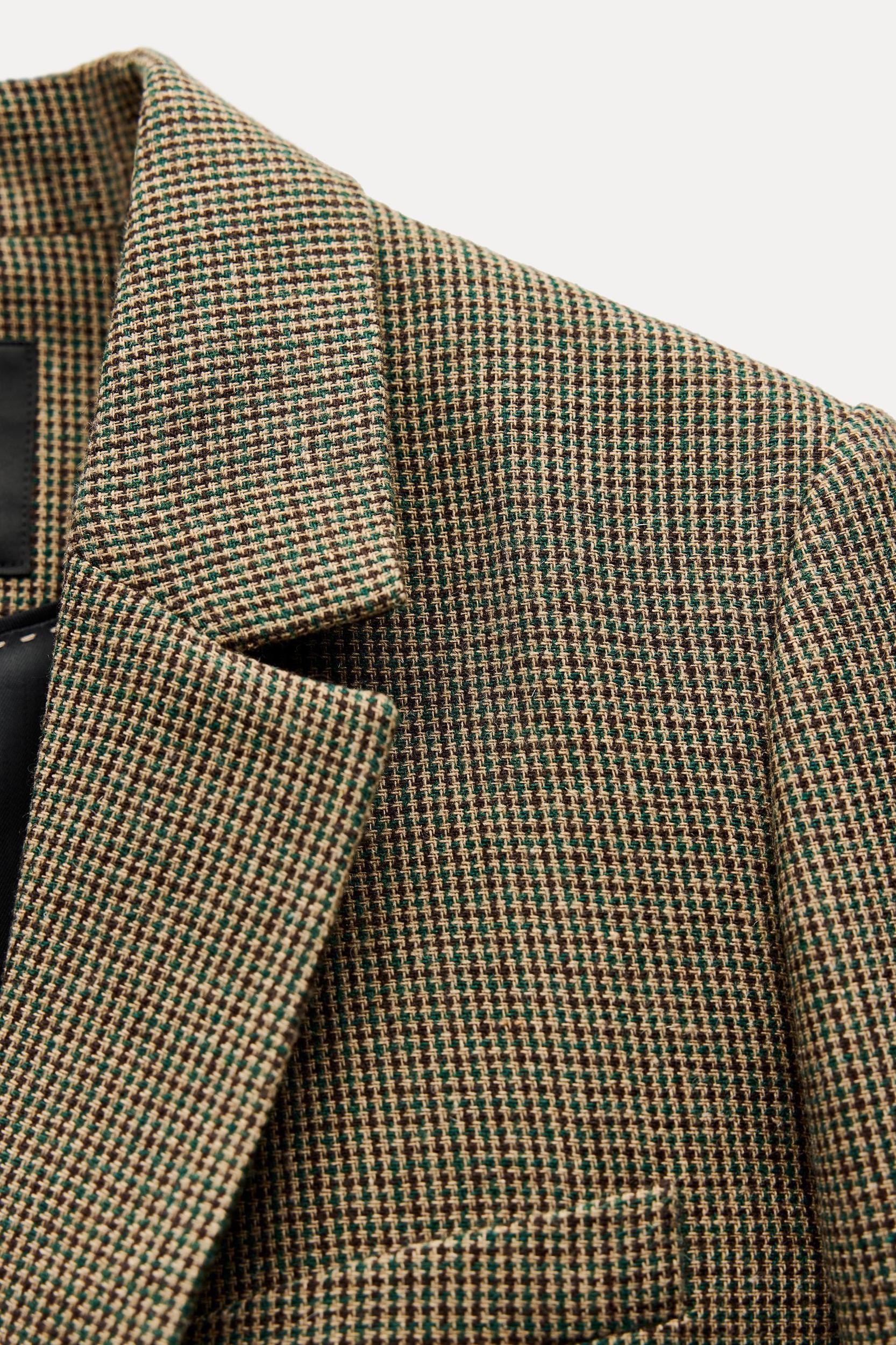 CHECKERED BLAZER ZW COLLECTION Product Image
