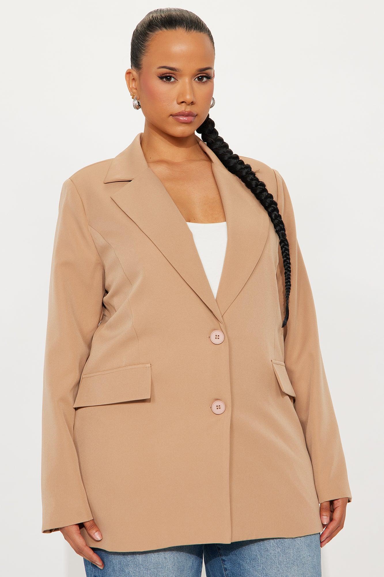 High Investment Blazer - Khaki Female Product Image