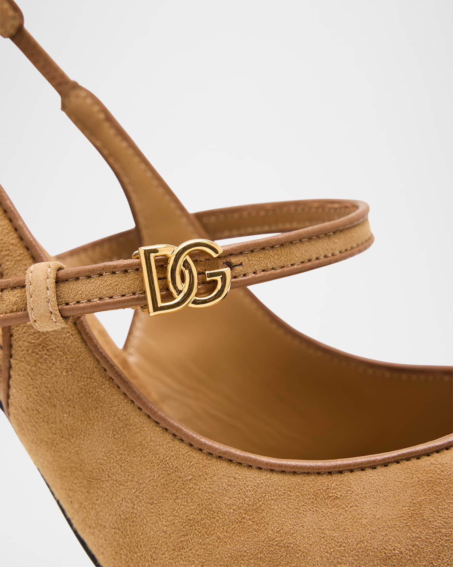 DG Suede Mary Jane Slingback Pumps Product Image