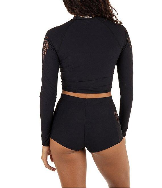 Hurley Shadow Palm High Waist Retro Short Swim Bottom Product Image