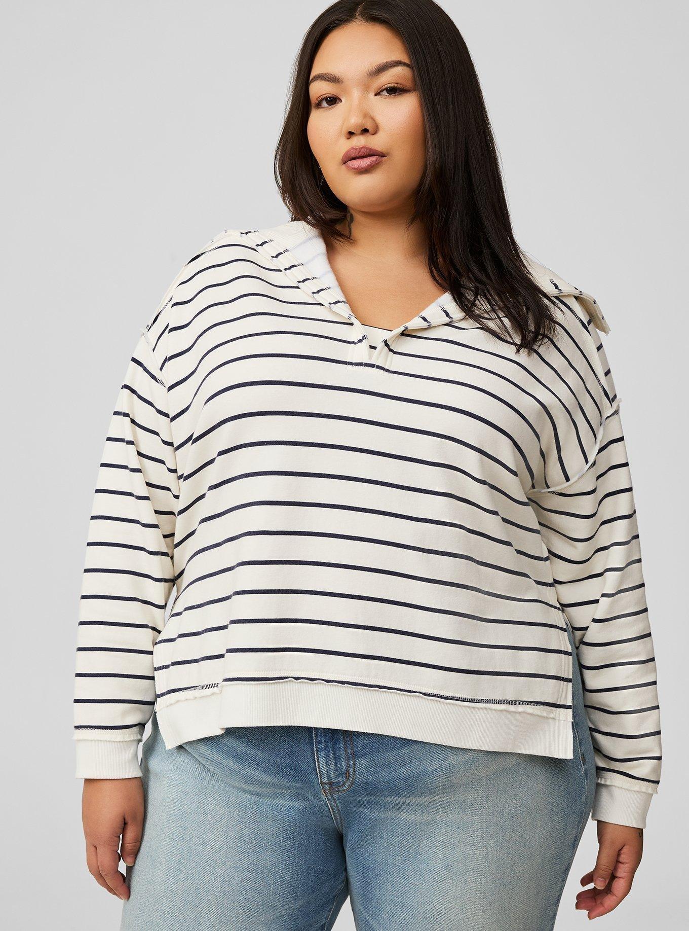 V-Neck Pullover Sweatshirt Product Image