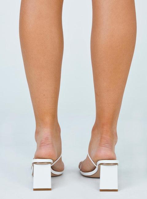 The Becka Heels White Product Image