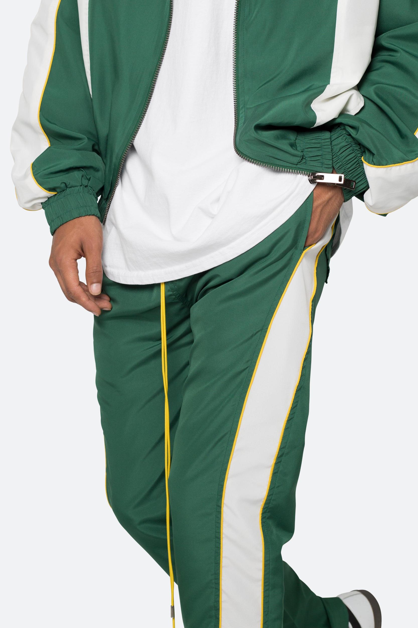 Race Track Pants - Green/White Product Image