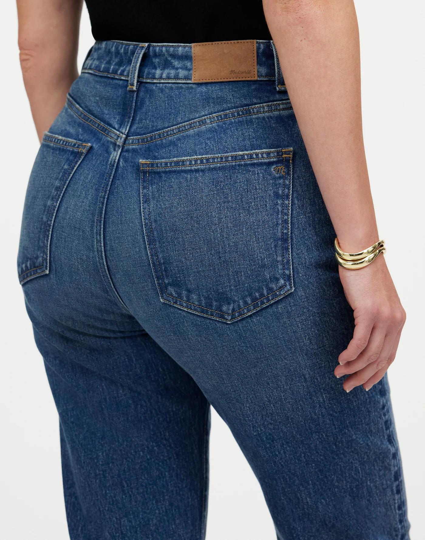 Curvy Relaxed Bootcut Jeans in Concho Wash Product Image