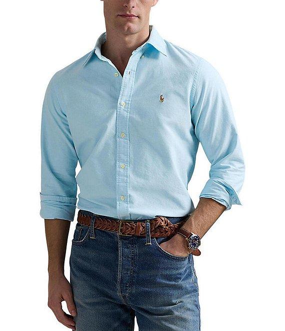 Polo Ralph Lauren Solid Oxford Long Sleeve Shirt Product Image