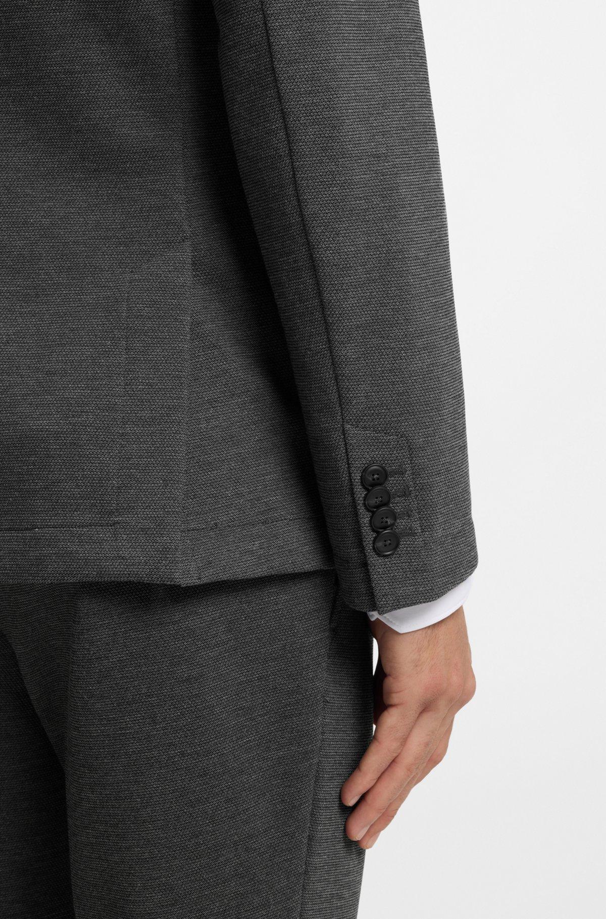 Slim-fit jacket in performance-stretch fabric Product Image