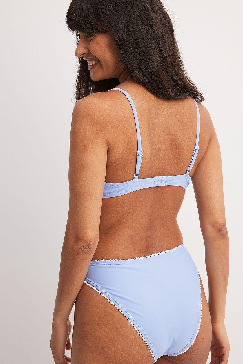 Lace Edge High Cut Bikini Panty Product Image