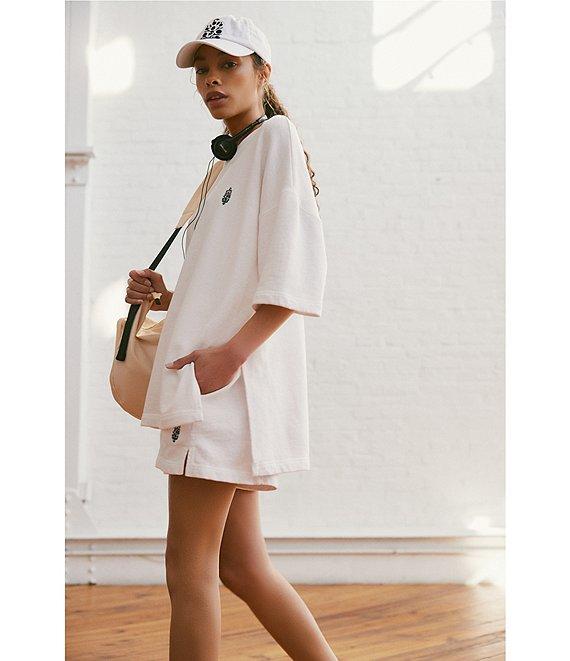 FP Movement Back Me Up Crew Neck Short Sleeves Oversize Short Coordinating Set Product Image