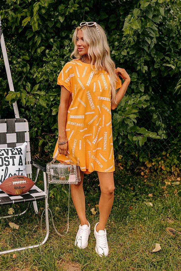 School Spirit Sequin Embroidered Mini Dress in Tennessee Product Image