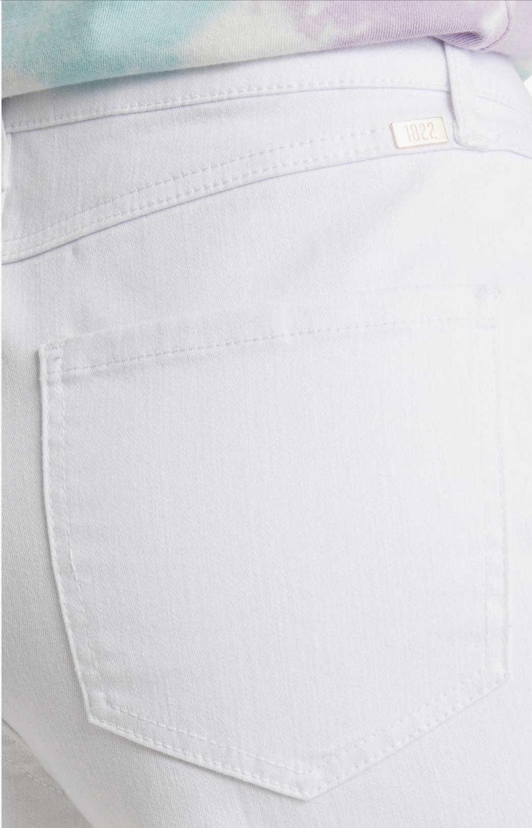 Fray Hem Denim Cutoff Shorts Product Image