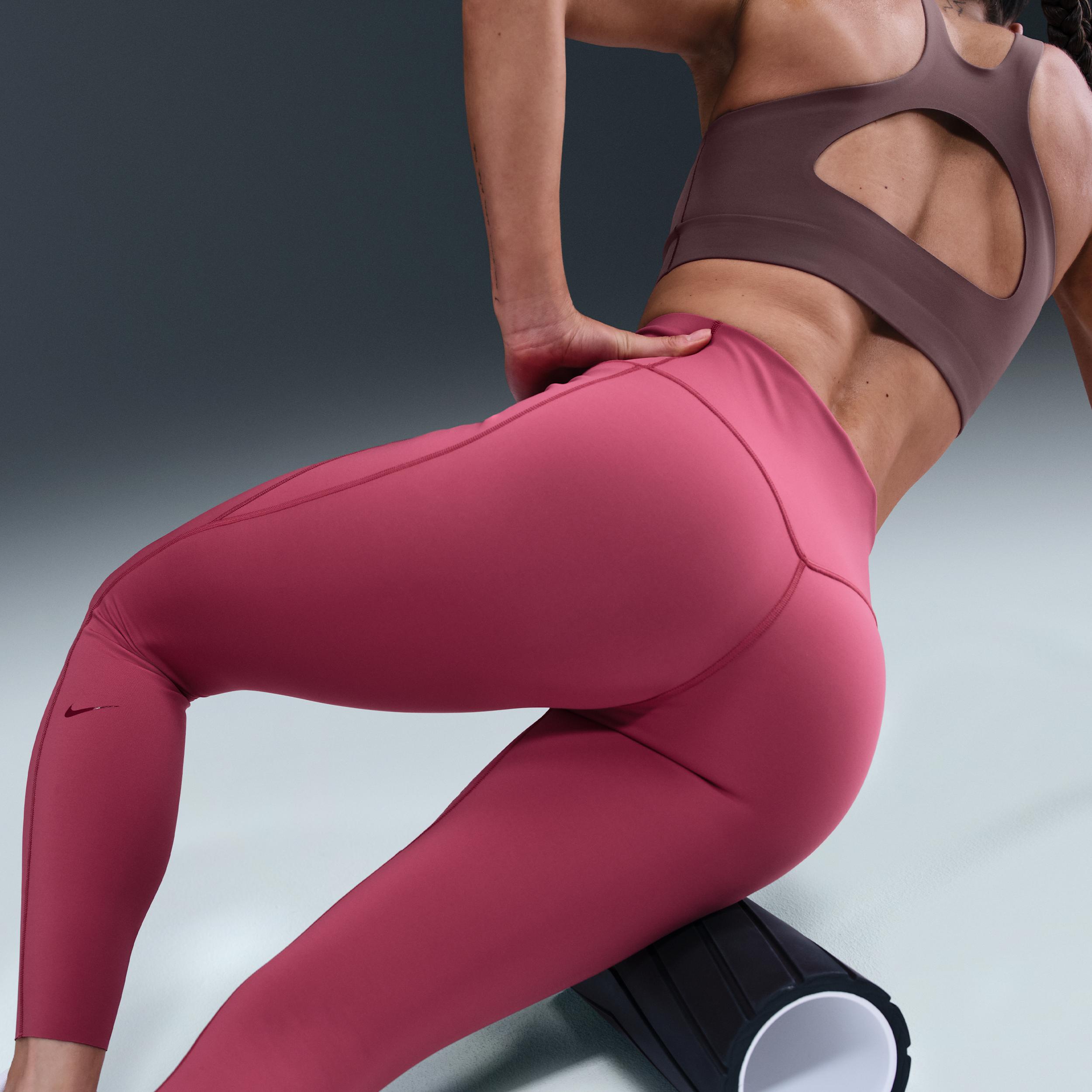 Nike Women's Universa High-Waisted 7/8 Leggings with No Front Seam Product Image