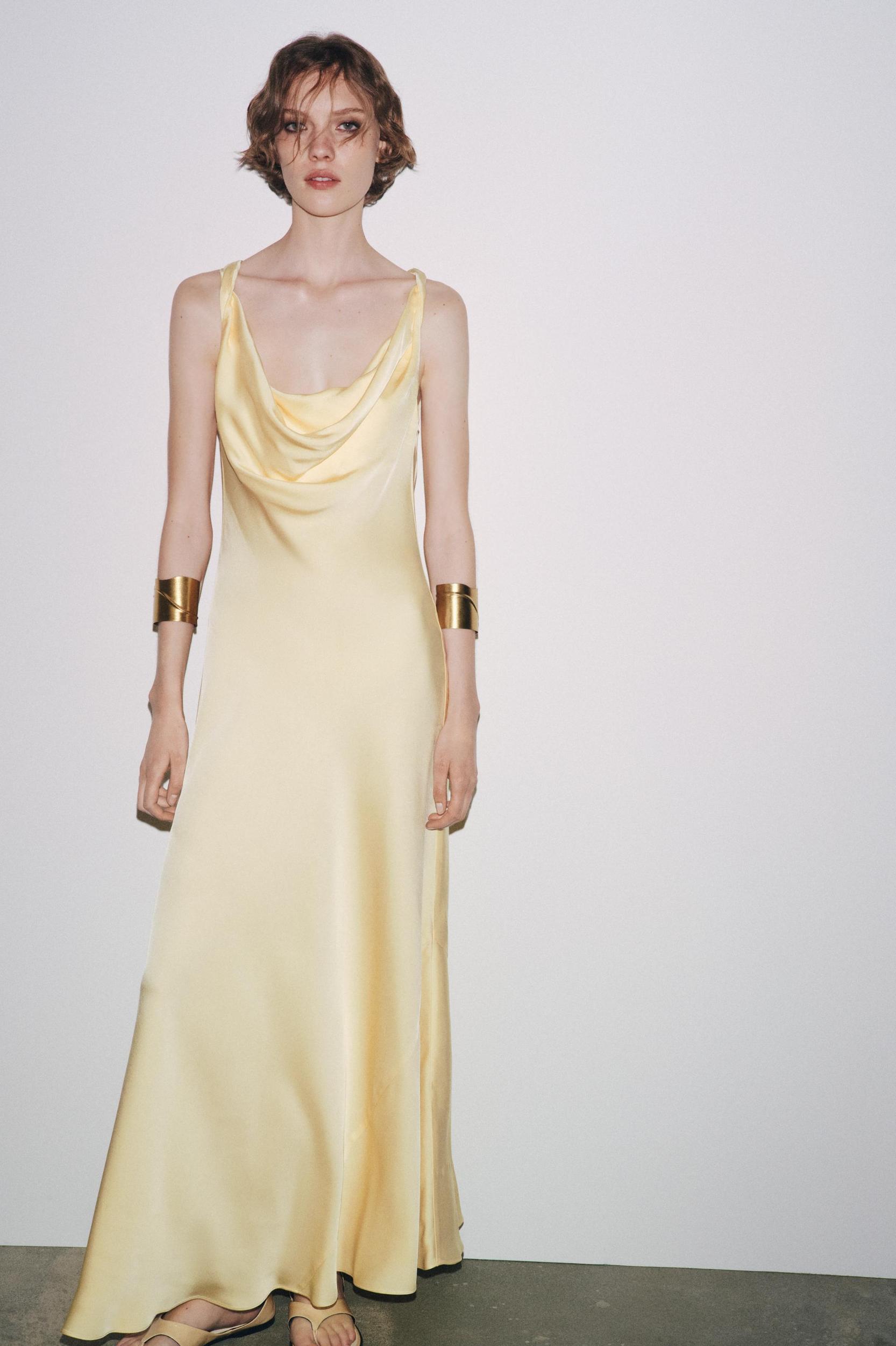 ZW COLLECTION SATIN LONG DRESS Product Image