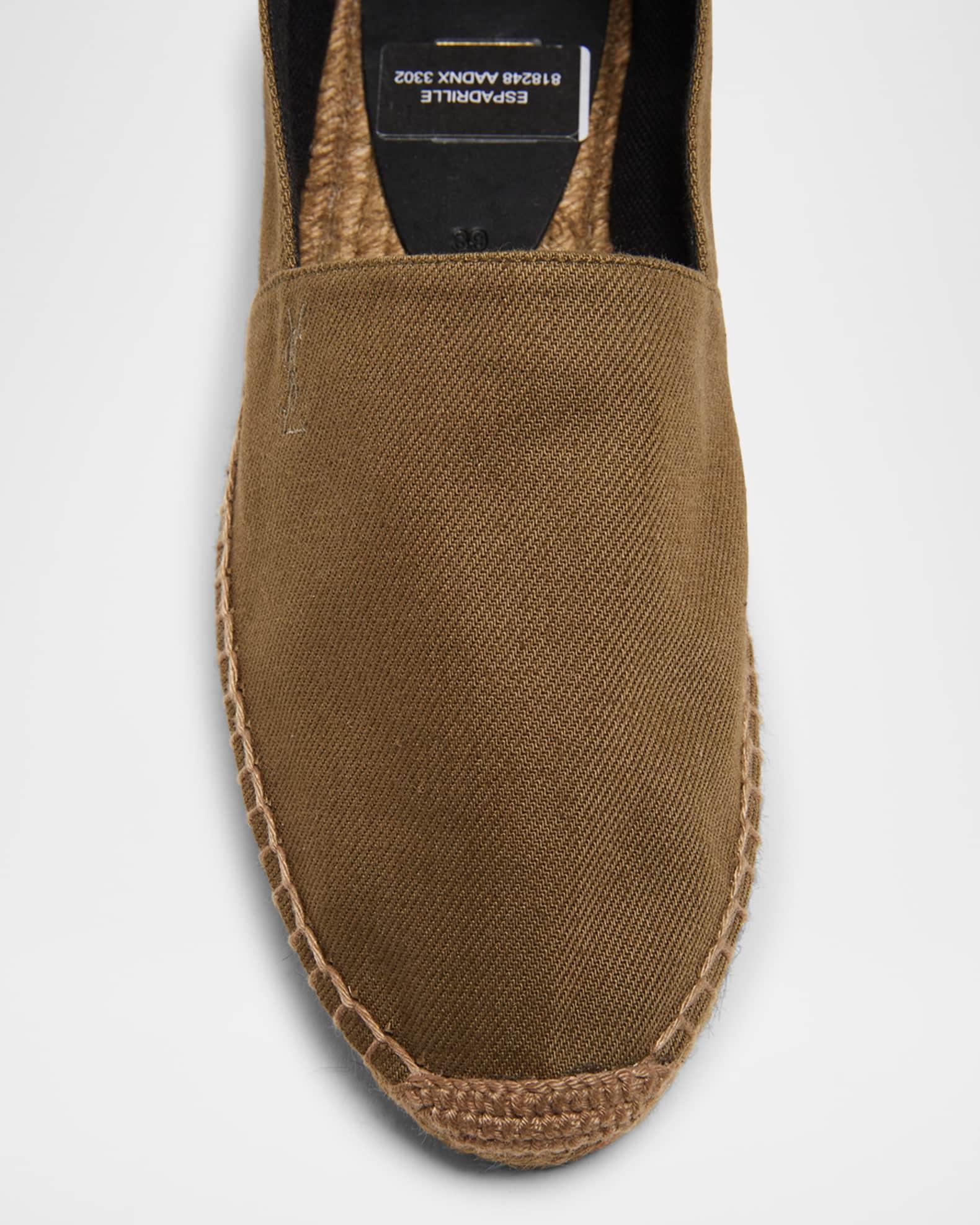 Cotton YSL Slip-On Espadrilles Product Image