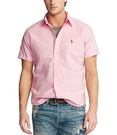 Mens Oxford Short-Sleeve Sport Shirt Product Image