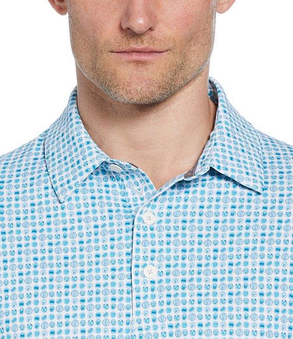 Callaway 18th Hold Food Print Short Sleeve Golf Polo Shirt Product Image