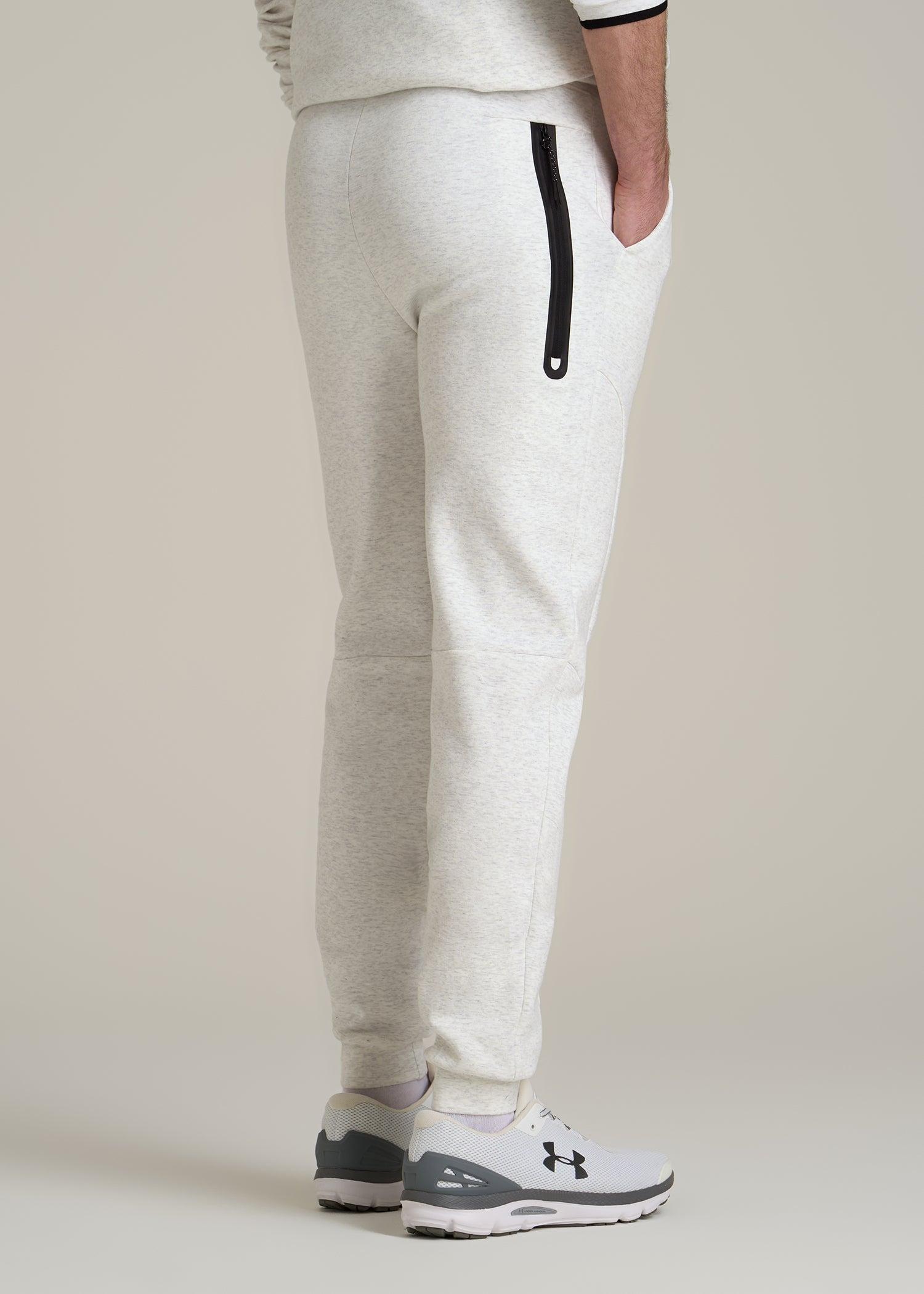 Tech Motion Fleece Joggers for Tall Men in Heather Frost Male Product Image