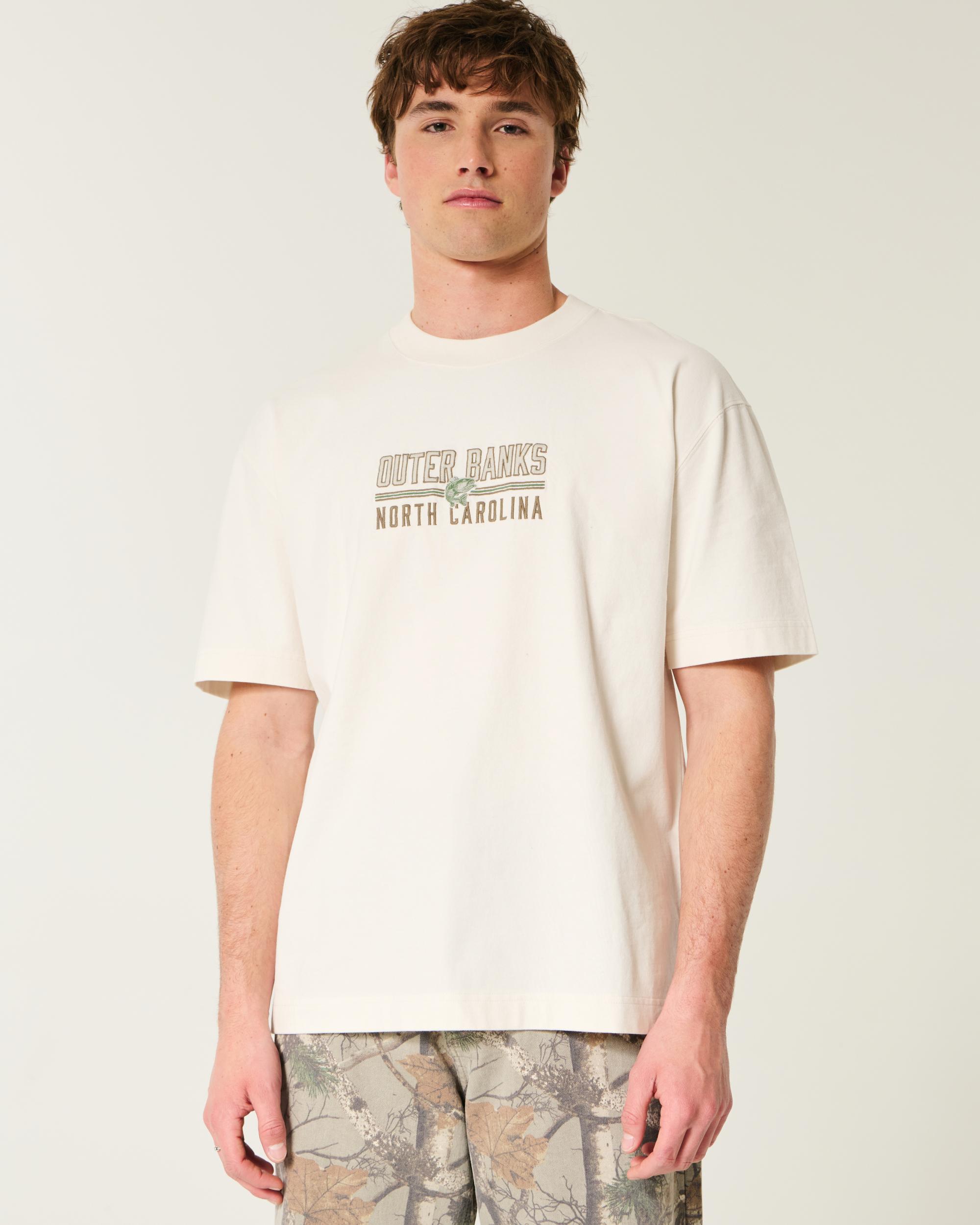 Boxy Heavyweight Outer Banks Graphic Tee Product Image