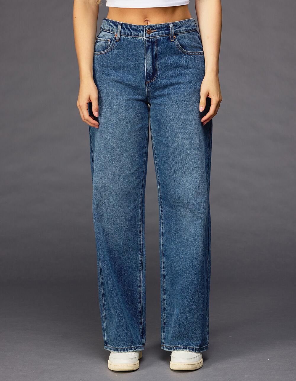 RSQ Womens High Rise Baggy Jeans - LIGHT VINTAGE Product Image