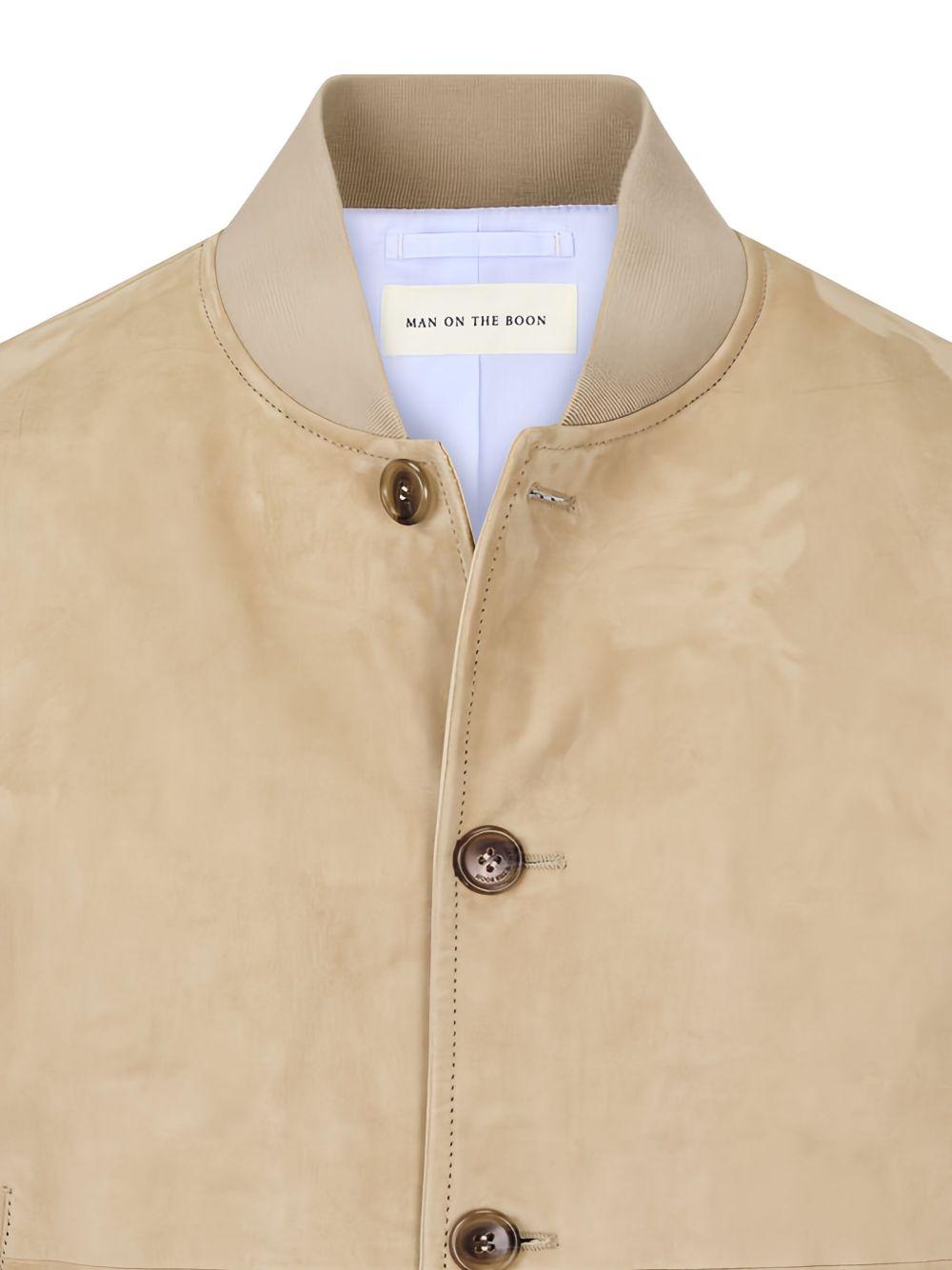 suede bomber jacket Product Image