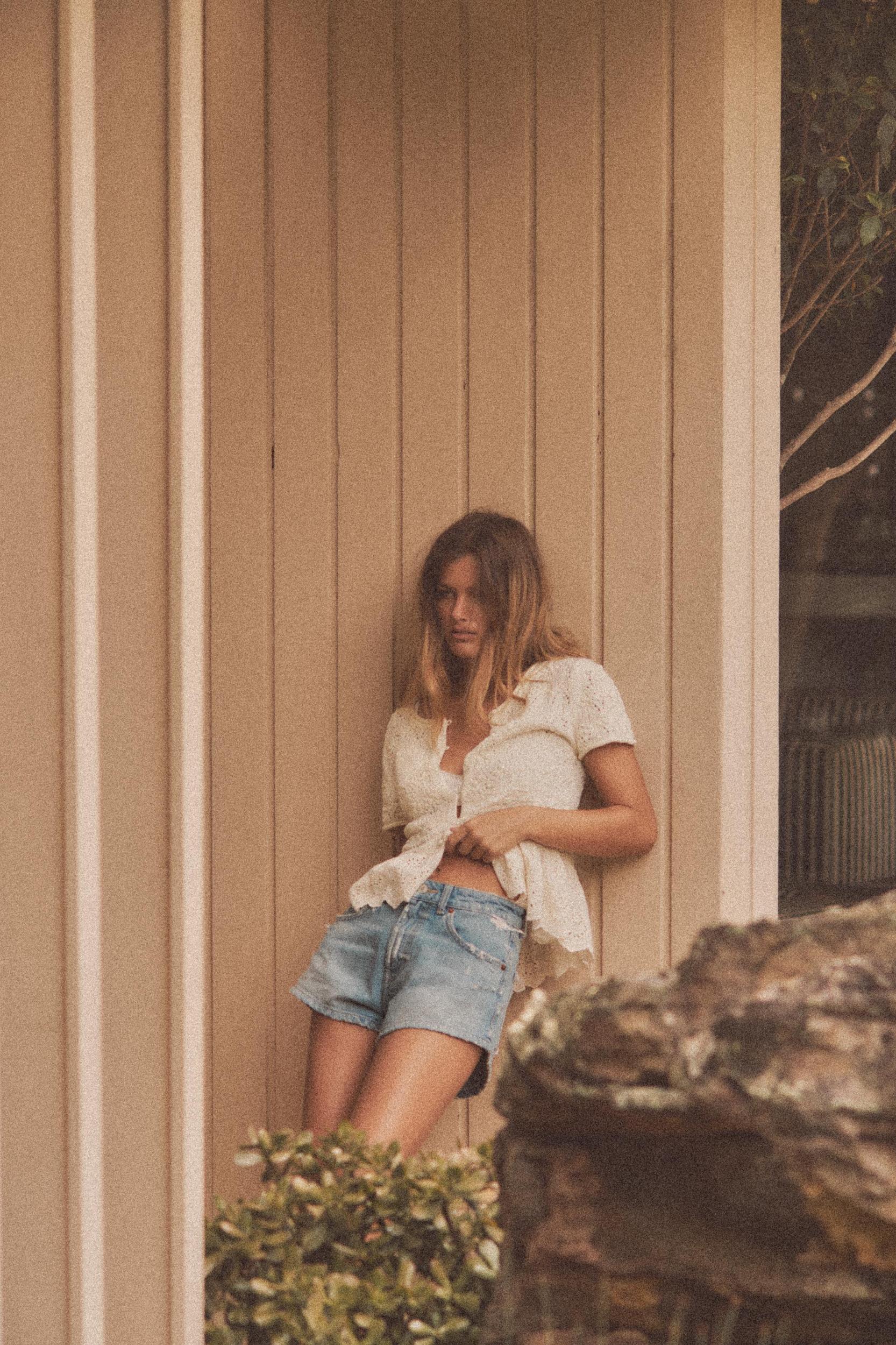 ROMANTIC COMBINATION KNIT TOP Product Image