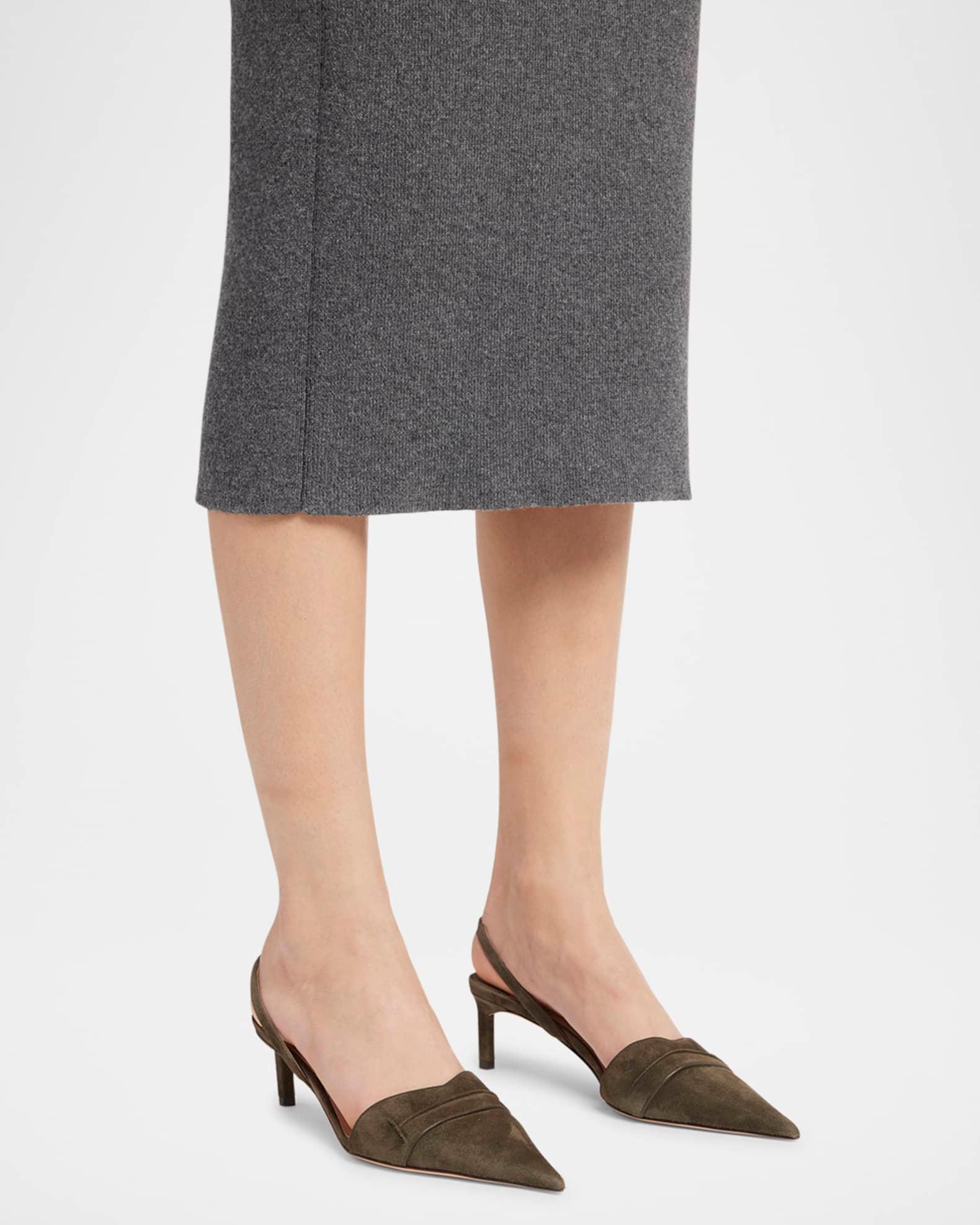 Eva Suede Slingback Pumps Product Image