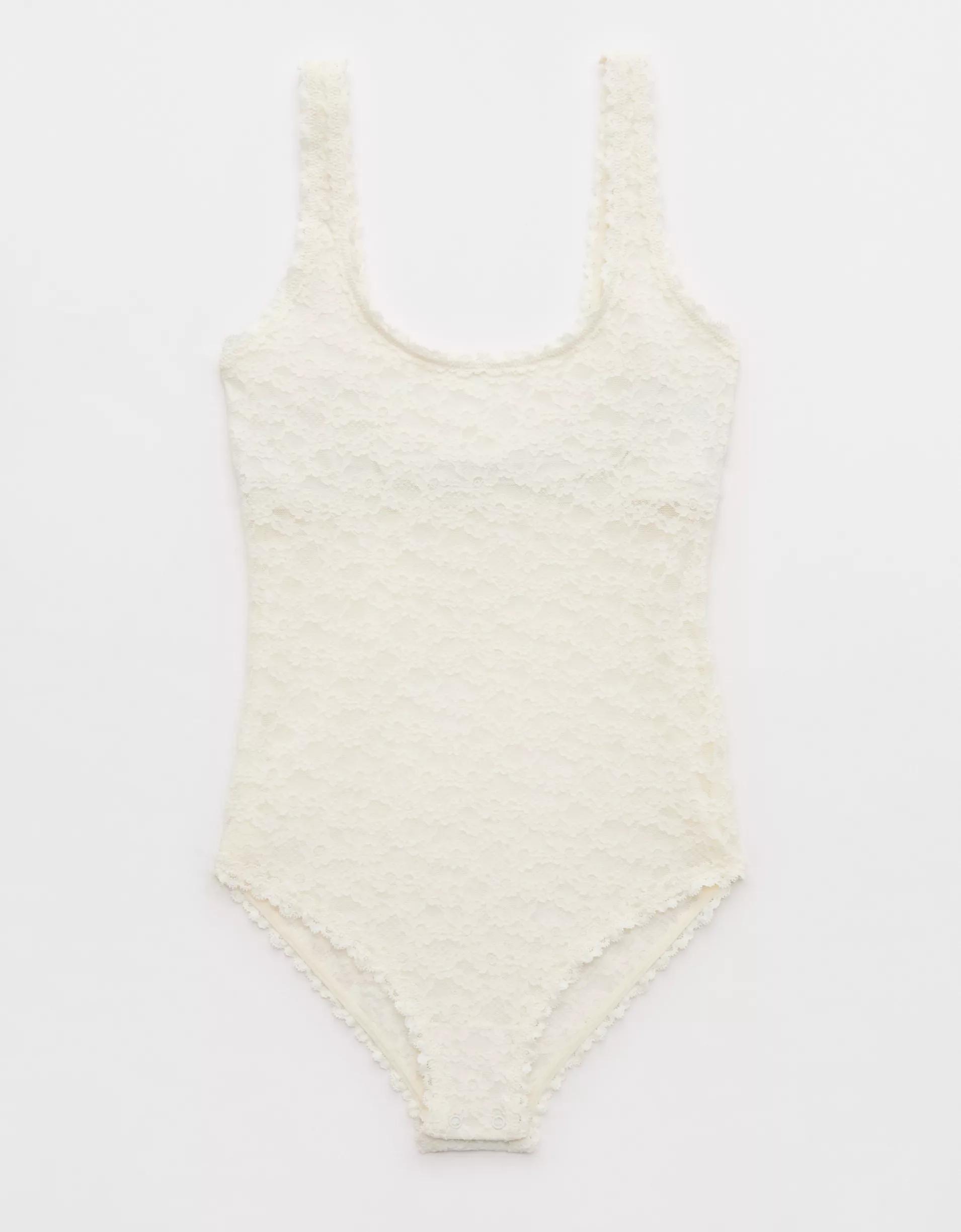 Show Off Vintage Lace Scoop Bodysuit Product Image