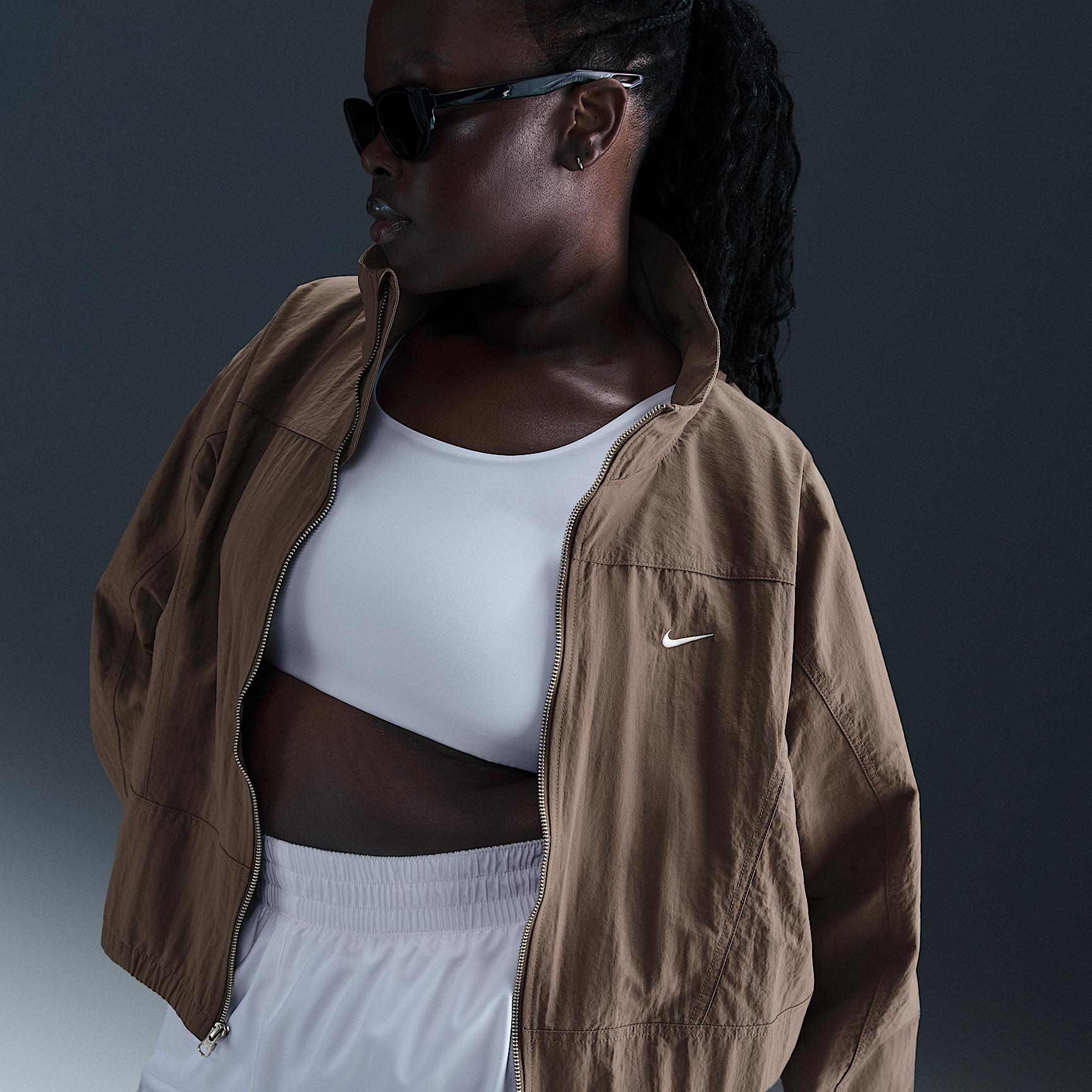 Womens Nike Sportswear Everything Wovens Oversized Repel UV Protection Jacket | HJ0999-010 Product Image