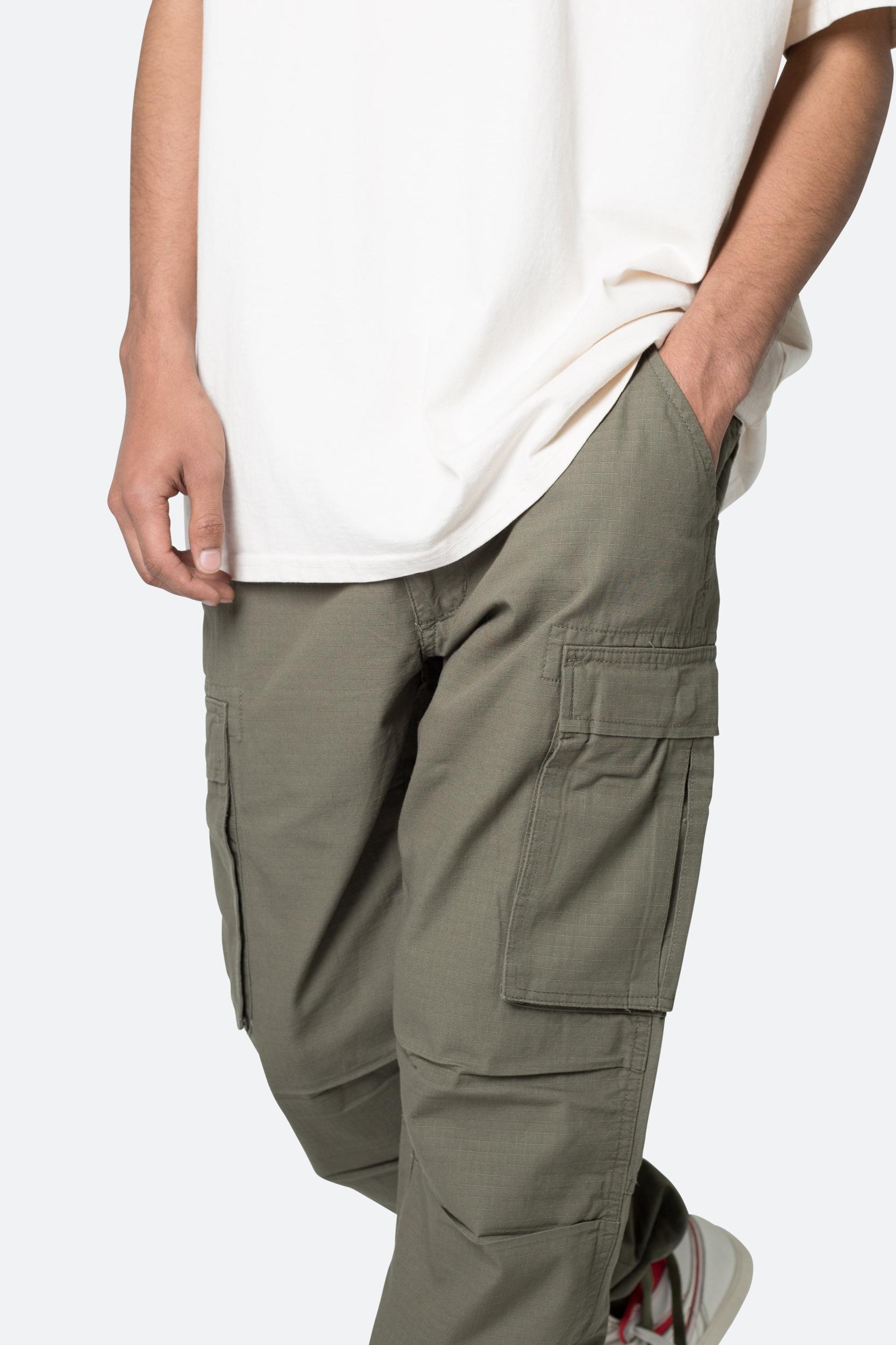 Vintage Cargo Pants - Olive Product Image