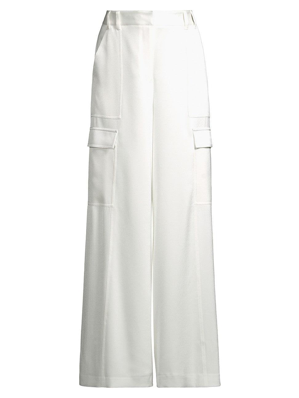Womens Parker Satin Crepe Cargo Pants Product Image