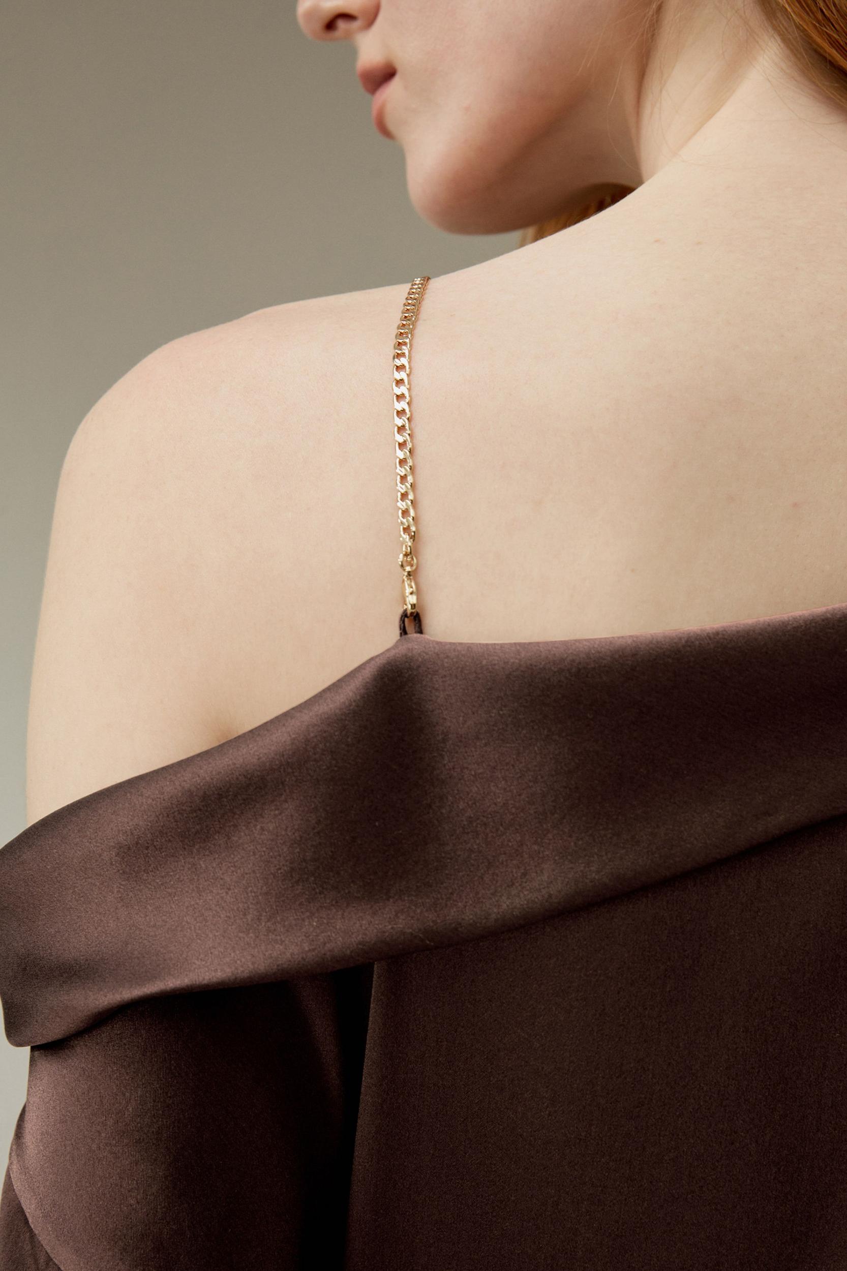 Silk Chic One-Shoulder Top Product Image